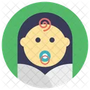 Infant Baby Face Icon