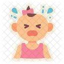 Baby Girl Crying  Icon