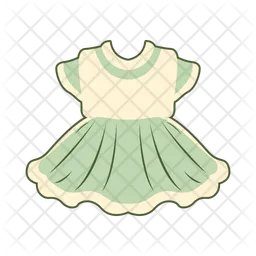 Baby girl dress  Icon