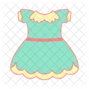 Baby Girl Dress Icon