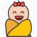 Baby girl laugh  Icon