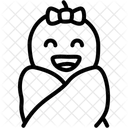 Baby girl laugh  Symbol