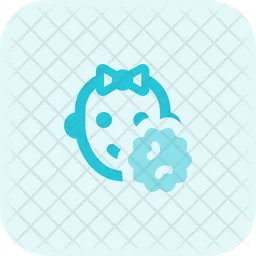 Baby girl virus  Icon