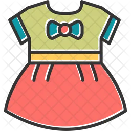 Baby girls dress  Icon