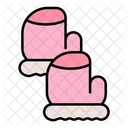 Childcare Baby Gloves Icon