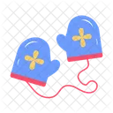 Baby Gloves Baby Shower Icon