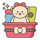 Baby Hamper Baby Toy Teddy Bear Icon