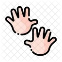 Baby Hand Hand Print Baby Icon