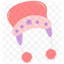 Baby hat with pom pom  Icon