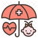 Baby Health Insurance Icon