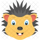 Baby Hedgehog Smiling Icon