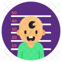 Height Scale Baby Height Kid Height Icon