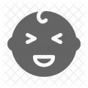 Baby Lachen Gesicht Symbol