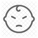 Baby Angry Face Icon