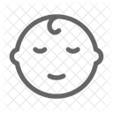 Baby Sleep Face Icon