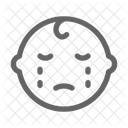 Baby Cry Sad Icon