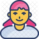 Baby Girl Child Icon