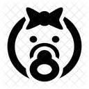 Baby Mit Brustwarze Symbol
