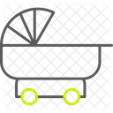 Baby Buggy Carriage Icon