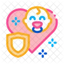 Baby Immunity Protection Icon