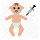 Babyimpfung  Symbol