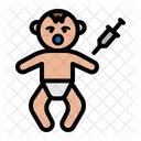 Babyimpfung  Symbol