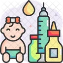 Babyimpfung  Symbol