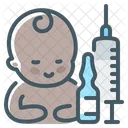 Babyimpfung  Symbol