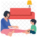 Baby Indoor Playing  Icon
