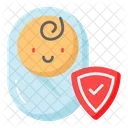 Baby Insurance Protection Icon