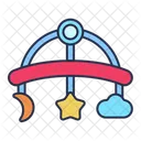 Baby Kids Toys Moon Star Cloud Hanging  Icon