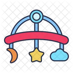 Baby Kids Toys Moon Star Cloud Hanging  Icon