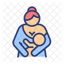 Breastfeeding Child Care Newborn Breastfeeding 아이콘
