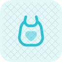 Baby-Lätzchen  Symbol