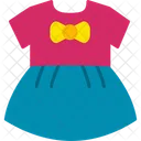 Baby-Mädchen-Kleid  Symbol