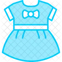 Baby-Mädchen-Kleid  Symbol