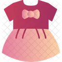 Baby-Mädchen-Kleid  Symbol