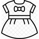Baby-Mädchen-Kleid  Symbol