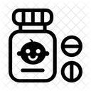 Baby Bottle Disease Icon