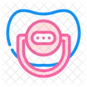 Baby Nipple Thermometer Icon