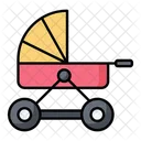 Baby on stroller  Icon