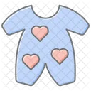 Baby Onesie Lineal Color Icon Icon