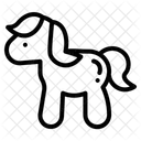 Pferde Reiten Symbol