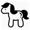 Pferde Reiten Symbol