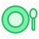 Plate Spoon Eatting Icon