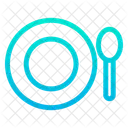 Plate Spoon Eatting Icon