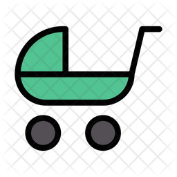 Download Free Baby Pram Icon Of Colored Outline Style Available In Svg Png Eps Ai Icon Fonts