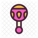 Baby Rattle Toy Icon