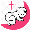 Baby schläft  Symbol