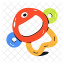 Noisy Toy Shaker Toy Baby Shaker Icon